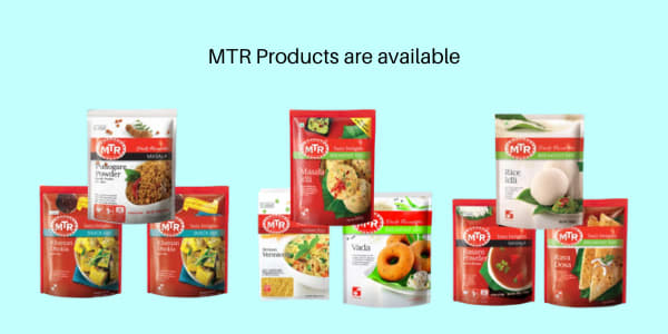 MTR Products are available